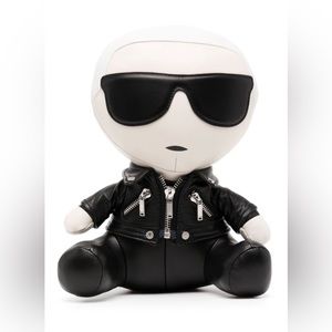 *Rare* Karl Lagerfeld X The Met “Ikonik” Karl Lagerfeld Leather Doll / Figure